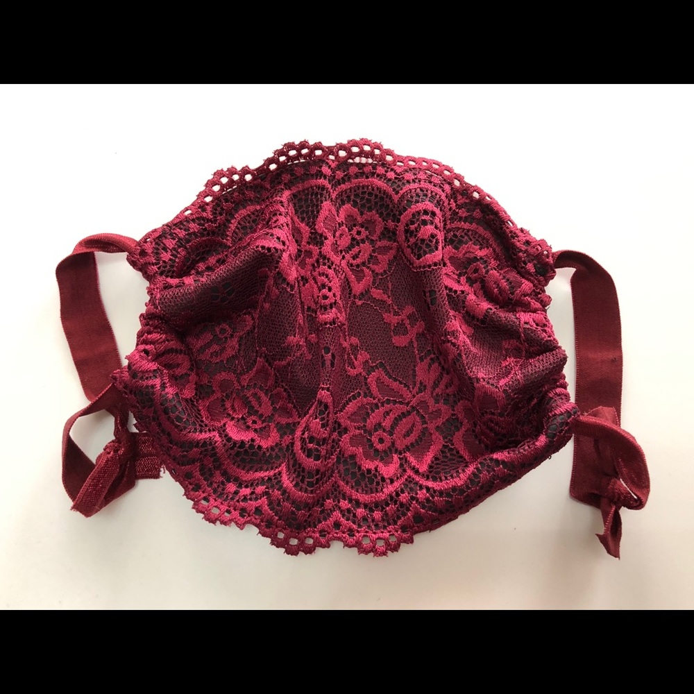 Washable Reusable Face Mask in Wine